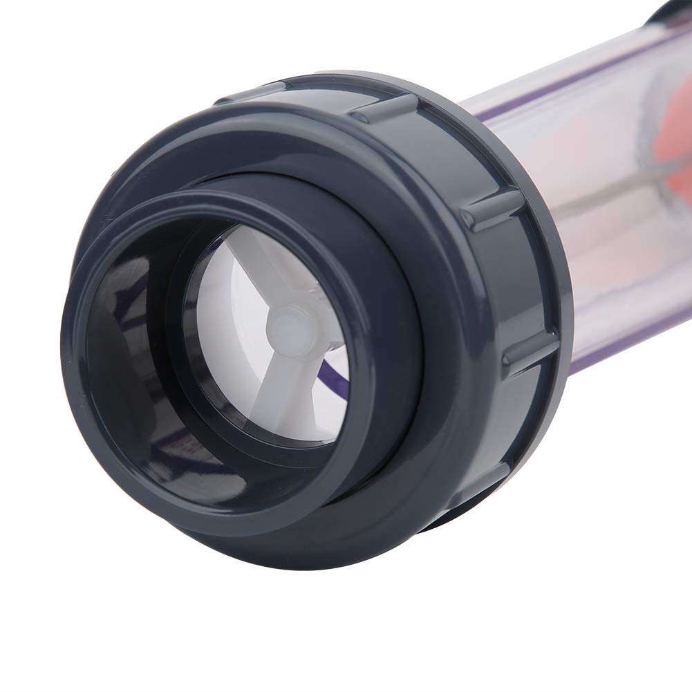 LZS-40 (D) Misuratore di portata per liquidi, gamma 1-10 m³/H Strumento per misuratore di portata a flusso d'acqua a tubo in plastica ad alta precisione