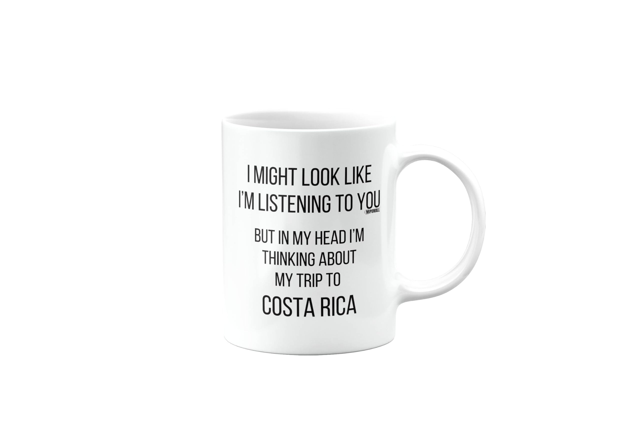 MIPOMALL Funny Backpacking Gift, Trip or Holiday to Costa Rica, Mug Presents for Christmas, Leaving, Goodbye, Hiking or Travelling, for Best Friend, Colleague, or boss, Men, Women, mm-CA_255_34