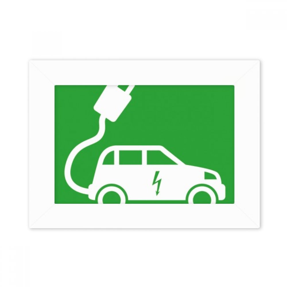 Cadre Photo Blanc 5x7 Pouces au Visuel Énergie Éco-Responsable