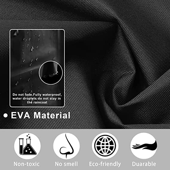 SHOCHX 2 Stück Regenjacken Wiederverwendbar Regenponcho, Unisex Eva Regenmantel Poncho Regenbekleidung Regenschutz Regen Zubehör für Wandern Camping Radfahren Reisen