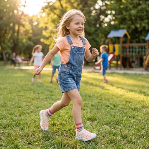 Image of LeIsfIt Toddler Shoes Boys Girls Wide Toe Box Breathable Slip-On Sneakers Kids Lightweight Barefoot Feel Shoes for Everyday Play