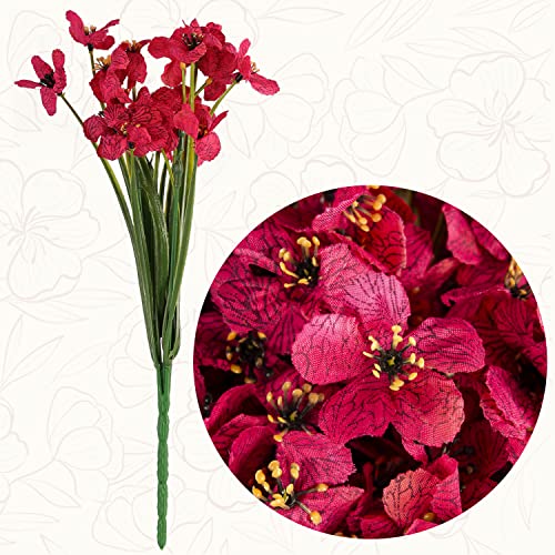 Taomika 6 Pezzi Fiori Artificiali, Resistenti ai