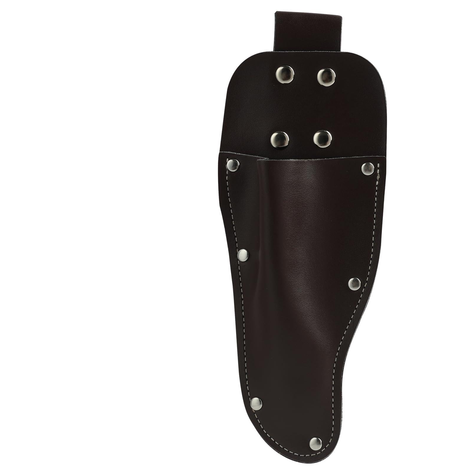 Funda Tijeras Podar, Pruner Holster, Funda de Cinturón para Cuchillo o Tijeras de Podar, Funda de Cuero Portátil Reforzada con Remaches, Ideal para Jardinería y Actividades al Aire Libre