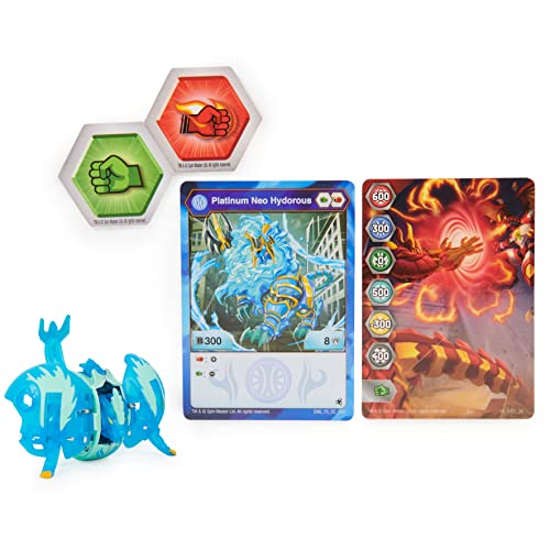 Bakugan 6064789 Evolutions, Neo Hydorous, Platinum Series True Metal Bakugan thumb #1
