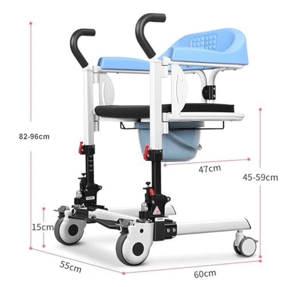 Ascensore pieghevole per trasferimento letto per anziani e disabili, aiuto per la mobilità per assistenza domiciliare, facile spostamento del paziente