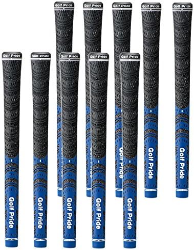 GOLFPRIDE M60R Golf Grip, Multicompound MCC No Backline, Blue, Set of 10