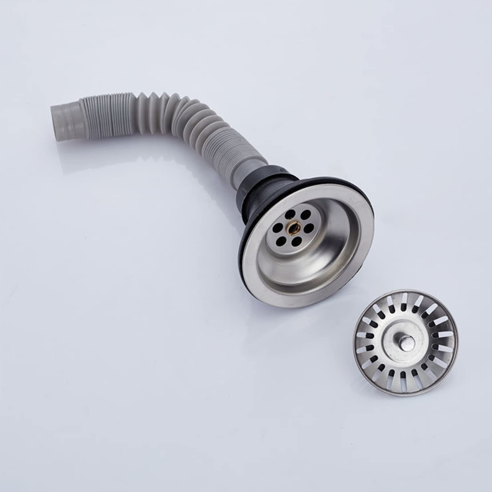 Fregadero Cocina Un Seno 74 * 44 Cm Fregadero Cuadrado De Acero Inoxidable Cepillado Incluyend Desagüe Fregadero Bajo Encimera Enrasado O sobre Encimera420mm X 370mm
