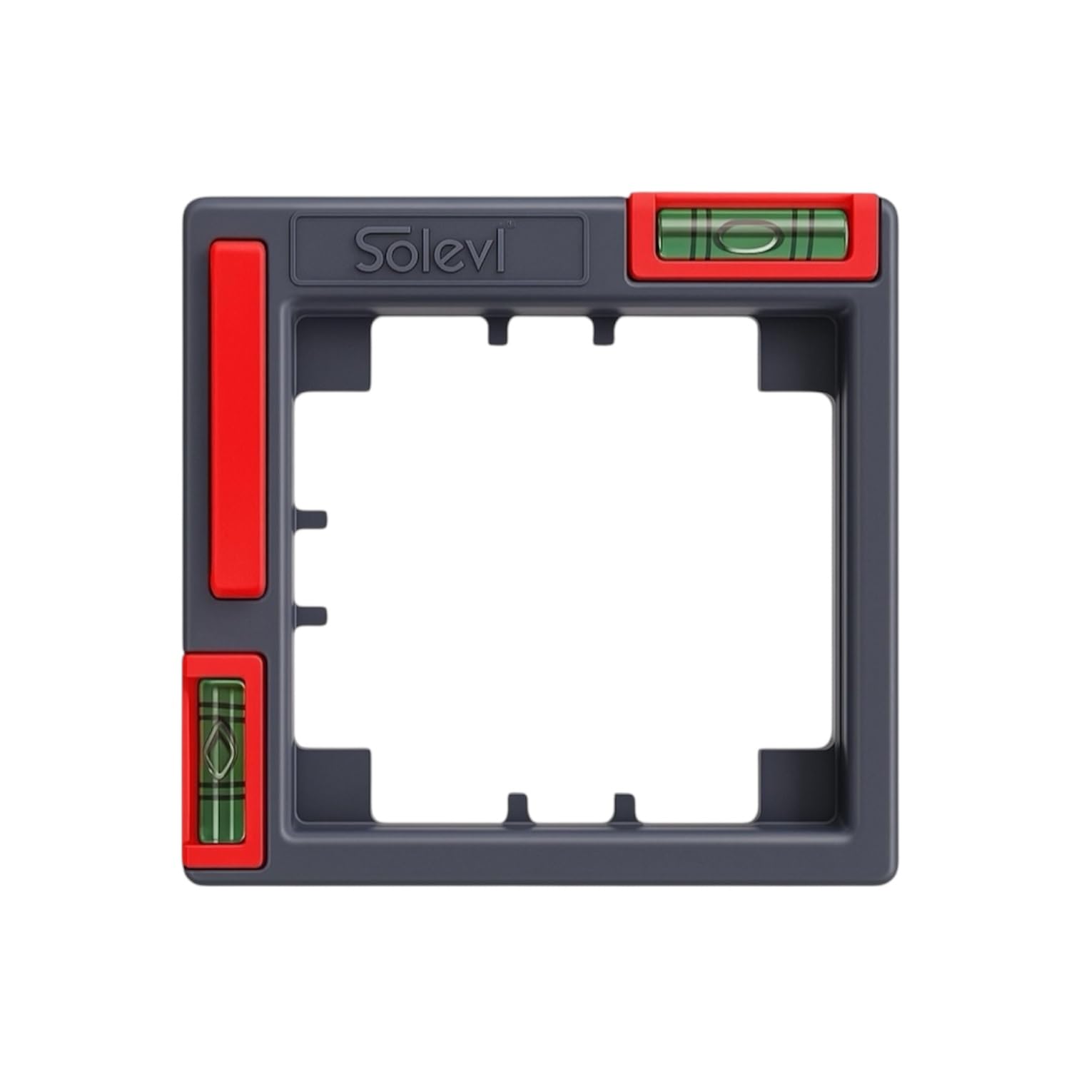 Installation template for electrical appliances, bubble level and magnets, single or double installation, vertical or horizontal installation - award-winning innovation-image-16
