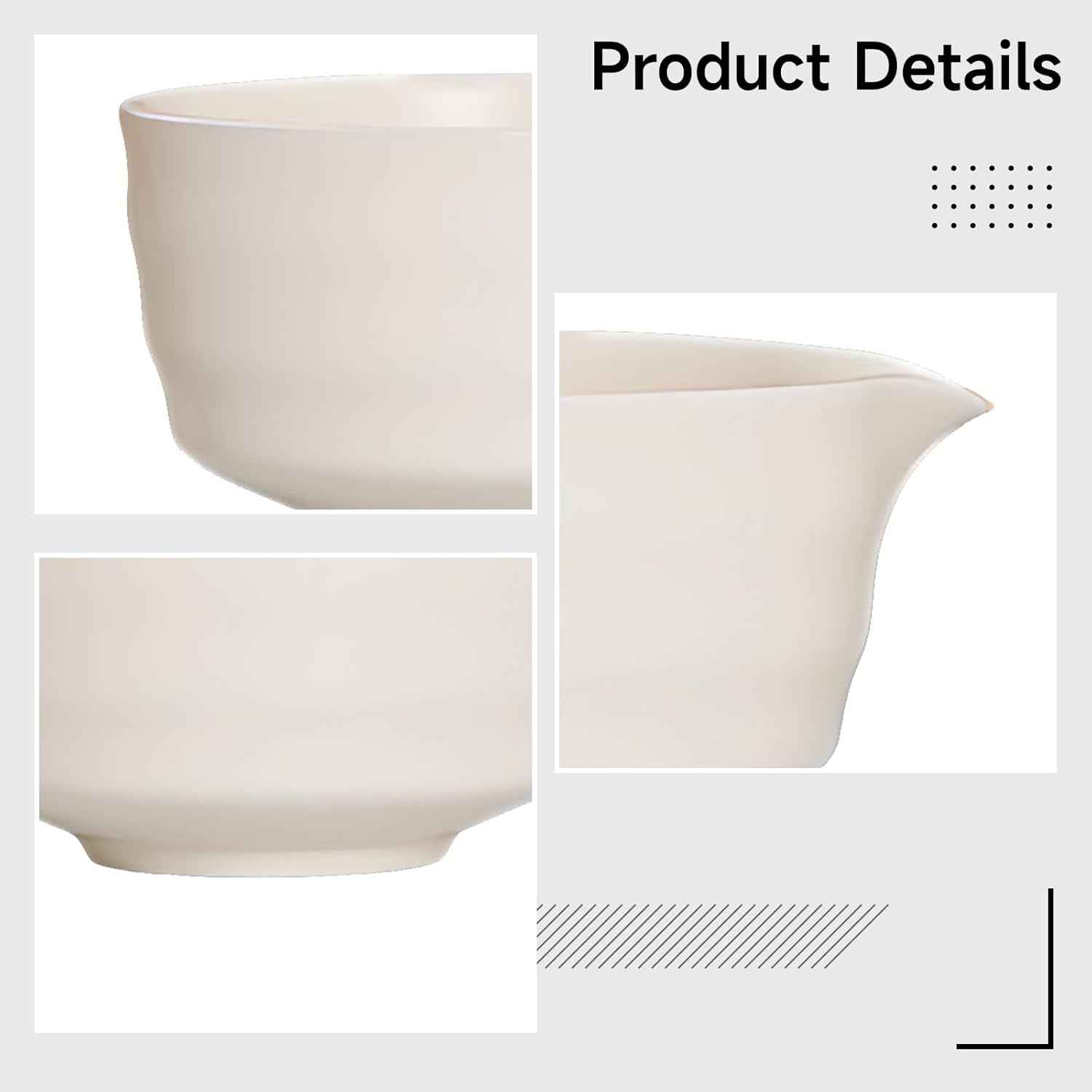 4 Pcs Matcha Tea Set, White Ceramic Japanese Kit, Bowl, Whisk, Holder and Scoop, Ideal for Ceremony