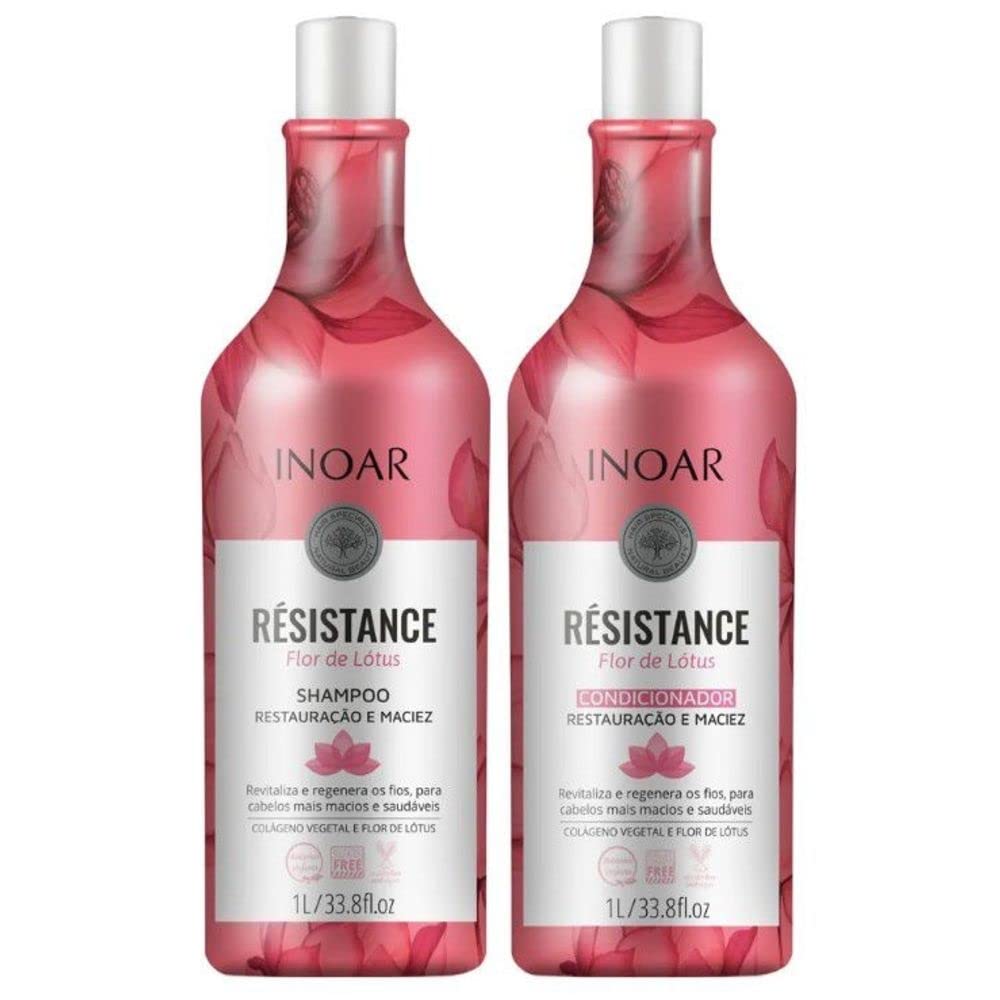 INOARKIT RESISTANCE FLOR DE LOTUS SHAMPOO CONDITIONER SET - 2 x 1LITRE