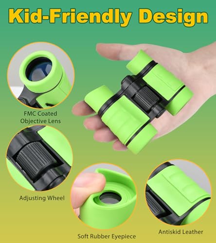 Binoculares para niños con óptica de alta resolución 5x miniatura 4