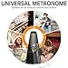 AODSK Mechanical Metronome Black Universal Metronome for Piano Guitar Violin Drums and Other Instruments Standard Loud Sound-Black