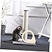 LIOOBO Cat Climbing Cat Scratching Post for Large Cats Detachable Cat Frame to Has Cat Tree Cats Soft for Cats Sisal Rope for Cat Scratcher Climber Mounted Indoor Bed Steel Wooden Beige