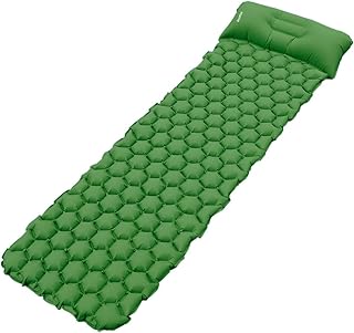 Deeplee Camping Mat, Self Inflatable Sleeping Mat with Pillo