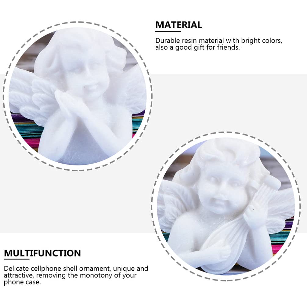 30 Figurines Miniatures Anges En Résine - Pour DIY, Coques Téléphone, Scrapbooking, Déco Baroque