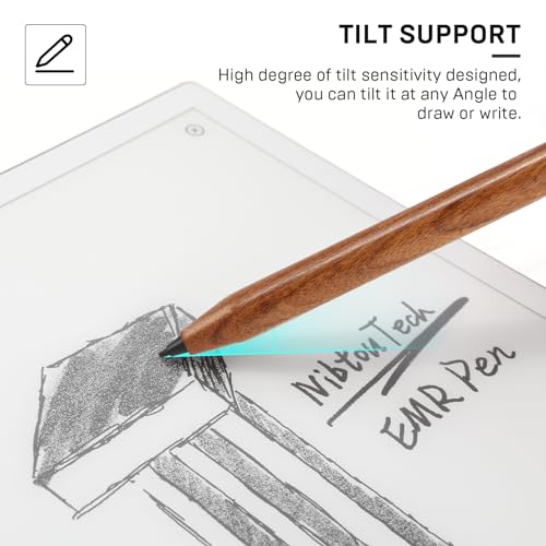 Image of EMR Stylus, Remarkable 2 Pen, 4096 Pressure-Sensitivity, Palm Rejection, Anti-Slip Texture, Tablet Stylus fits Remarkable 1 /2, Galaxy Note.