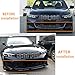 Car Front Lip, Automatic Front Splitter Spoiler Air Dam for BMW 3 Series 320i 325i G20 LCI M Sport 2023-2025 (Carbon Fiber Texture).
