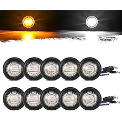 10 New 3/4 White LED Marker Clearance Lights For Trailer Truck RV -24022 - Foto 9