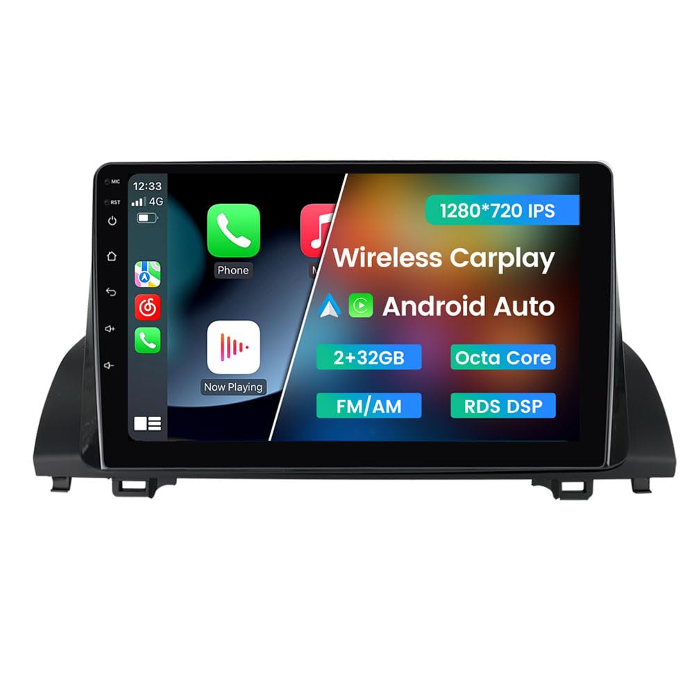 5GWiFi Upgrade Car Stereo Radio for Honda Accord 10th 2018-2022 Non-Touch Screen - Biorunn 8-Core Wireless Carplay Android Auto GPS Navigation - 2GB+32GB 10.1 Inch Touchscreen Blue-tooth RDS FM AM DSP