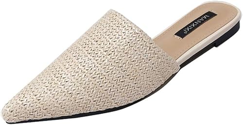 SHE White Damen Sandalen Geflochtene Geschlossene Zehe Hausschuhe Sommers Outdoorschuhe Sandaletten Slipper Flach RA mische Sommerschuhe SHE White Damen Sandalen Geflochtene Geschlossene Zehe Hausschuhe Sommers Outdoorschuhe Sandaletten Slipper Flach RA mische Sommerschuhe