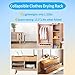 Portable Travel Garment Rack, Compact Stainless Steel Foldable Mini Drying Clothes Rack for Travel, Camping, Hotel Room, Laundry, Dance Costume, Indoor, Outdoor (Regular)