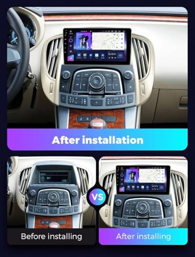 Pantalla de coche para Buick Lacrosse 2009-2013 con navegador GPS y Bluetooth 2G+32G 2