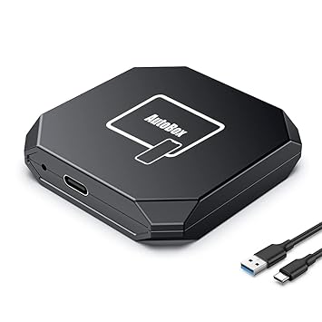 Wireless CarPlay Adapter Multimedia Plug Play Dongle Convert Easy Setup Support CarPlay Activator Dongle for Most Cars Model [ 2023 Update Version] (Black)