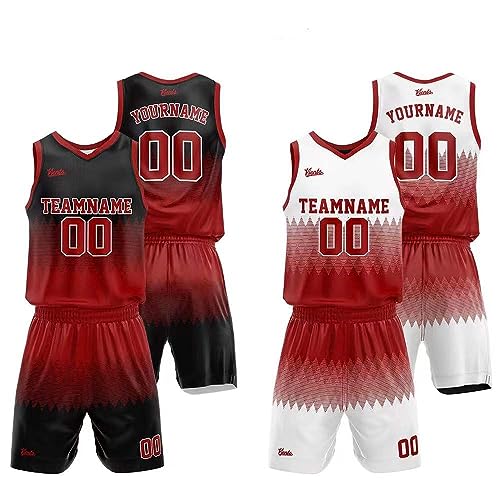 Custom Reversible Basketball Jersey for man women uniform
