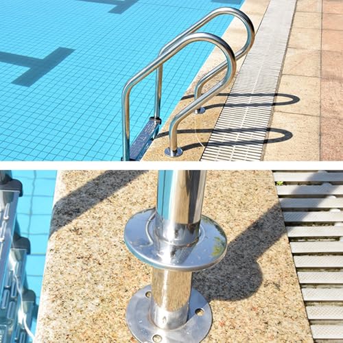Escalera de piscina acero inoxidable 2/3 peldaños miniatura 7