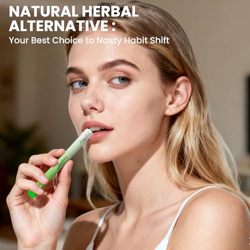 Image of Herbal Diffuser Pen, Detox Diffuser with Mullein, Thyme & Mint for Better Breathing, All Natural Swap - Up to 600 Uses (Varies by Usage), 3 Diffusers, 1 Pack