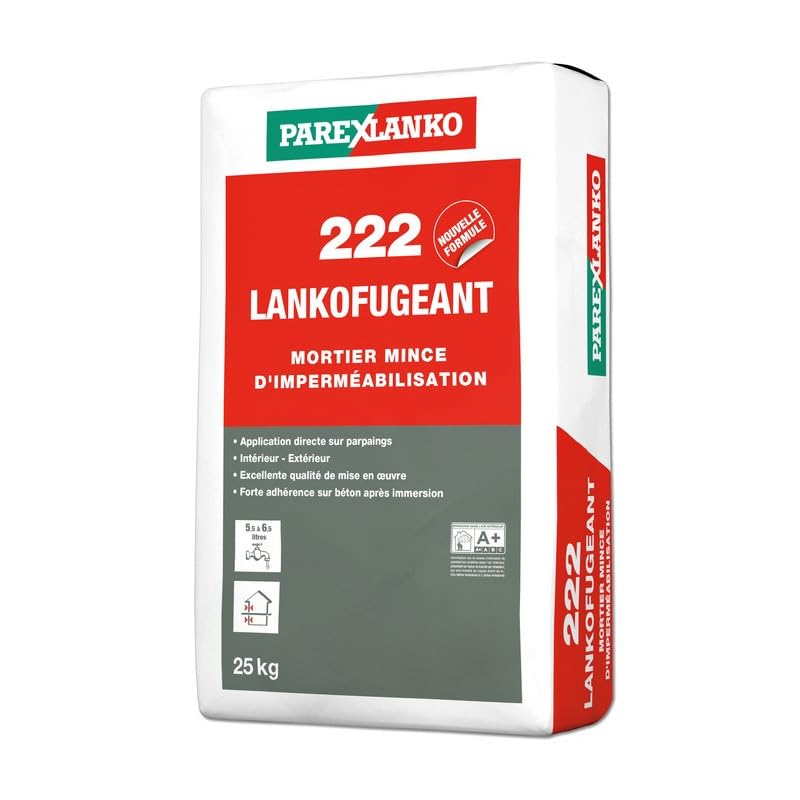 222 Lankofugant - Mortero de impermeabilización delgada - Parexlanko