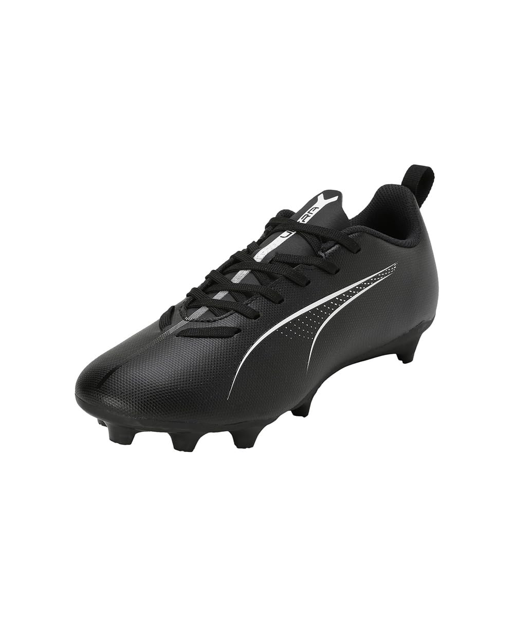 Puma Boys Black  Ultra 5 Play Firm Ground Football Boots in Size C10, Sports Direct