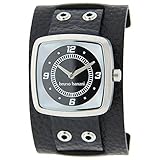  Bruno Banani Herrenuhr NYX schwarz Lederband BS3 221 301