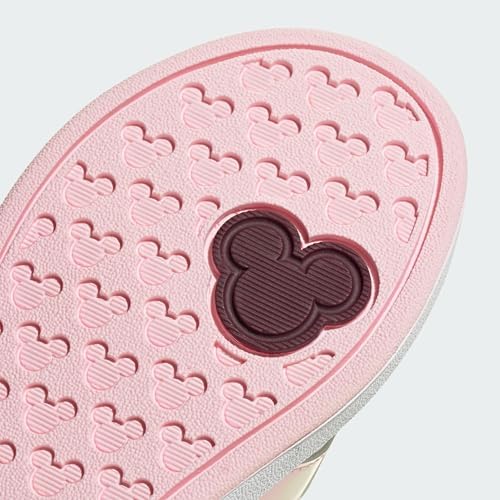 adidas Disney Minnie Mouse Grand Court Shoes Kids, Bulut Beyazı/Şeffaf Pembe/Cha, 28 - Görsel 5