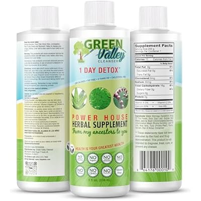 Green Valley Cleanser Natural Herbal Colon Cleanse Detox Supplement | Supports Digestion, Bloating Relief & Regularity | 8 oz Liquid