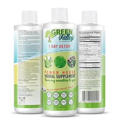 Green Valley Cleanser Natural Herbal Colon Cleanse Detox Supplement | Supports Digestion, Bloating Relief & Regularity | 8 oz Liquid