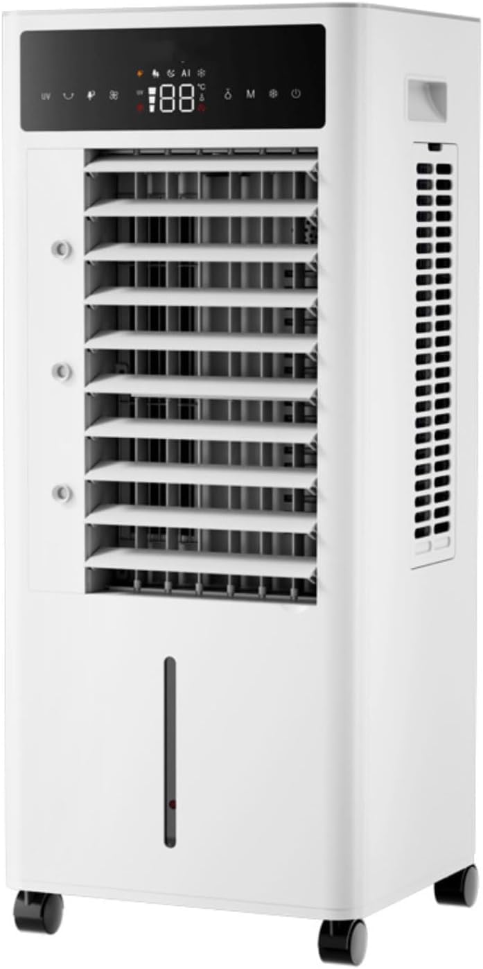ZHENCHAO Portable Air Conditioner, Windowless, Remote Control, Quiet Evaporative Cooler with Oscillation, No Hose Needed, for Bedroom Indoor Office
