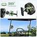 10L0L Golf Cart Universal Fan with Magnetic Bracket, 3 Speed Settings USB Powered Fan for Office Car Golf Cart with Magnetic Bracket (2 Sets)