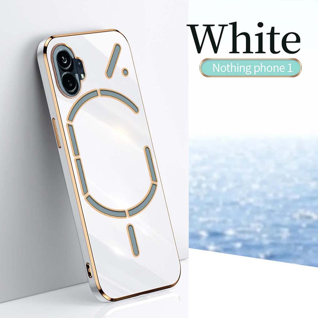 SEAHAI Cover Per Nothing Phone (1) – Custodia Sottile In TPU Con Design Glitter Phnom Penh, Rossa