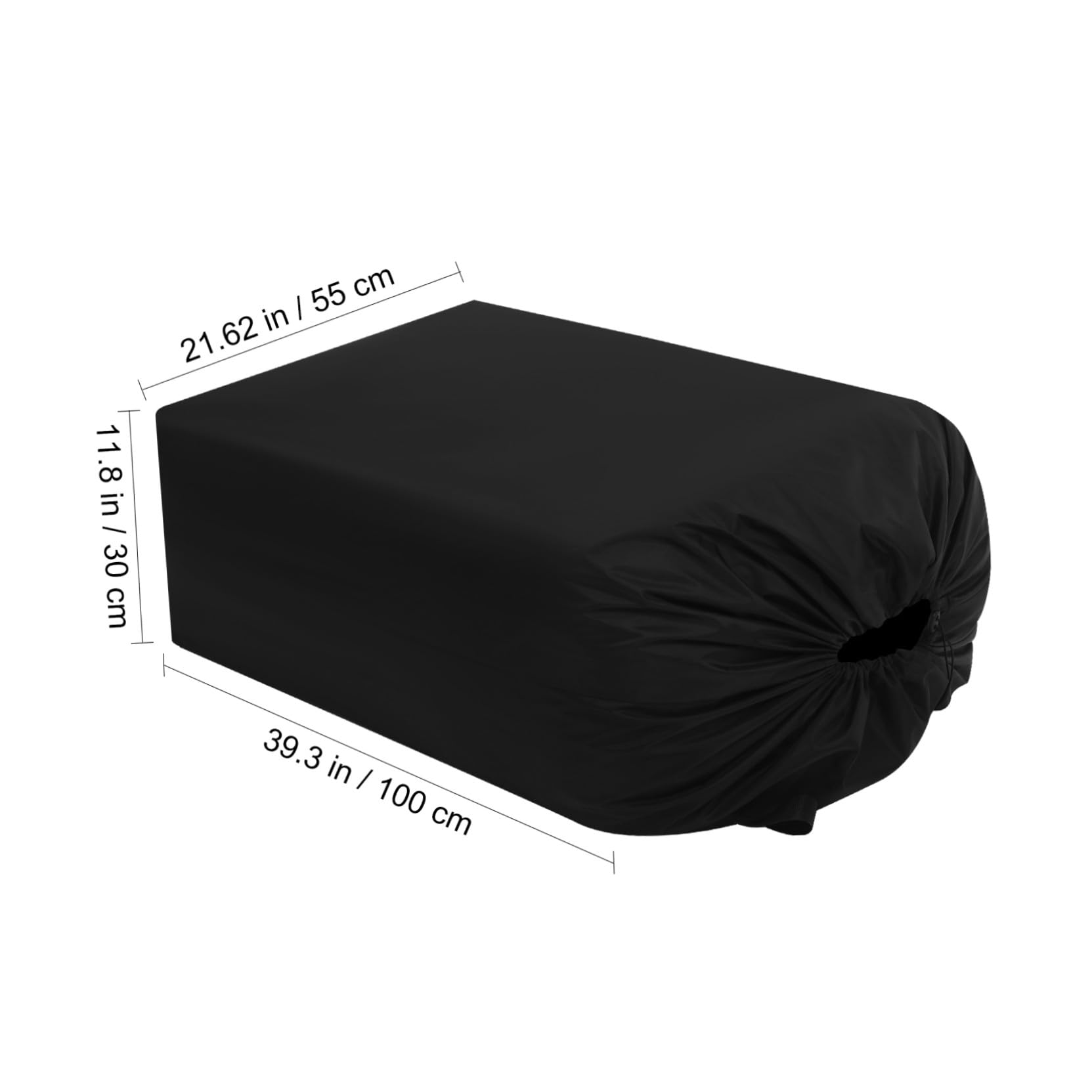 Borsa per Passeggino da Viaggio in Nylon Nero, per Aereo | Due Spallacci Cuciture Rinforzate Chiusura Coulisse Bloccabile per Uso in Viaggio