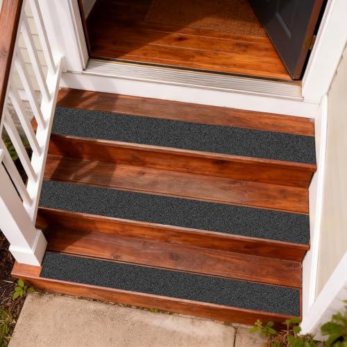Image of Anti Slip Tape 4in x 35ft, Black 80 Grit Waterproof Non Skid Grip Tape Roll for Stairs, Steps, Ramps, Decks, Floors, Warehouses & Outdoor Use