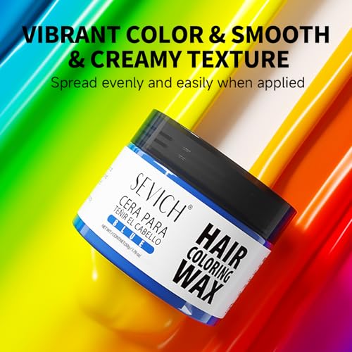 Cera temporal para cabello color amarilla SEVICH 50g miniatura 5