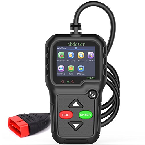 obdator OBD2 Scanner, OBDII/EOBD Auto OBD OBDII Code Reader Automotive Check Engine Light diagnostico Scan Tool con i/m