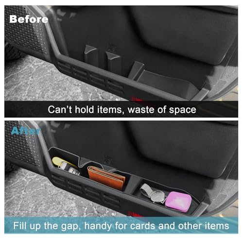 Image of CDEFG 6Pcs for 2025 2026 Toyota Tacoma Side Door Storage Tray Organizer, for 2025-2026 Toyota Tacoma Accessories Front Door & Back Door Handle Pockets Inserts
