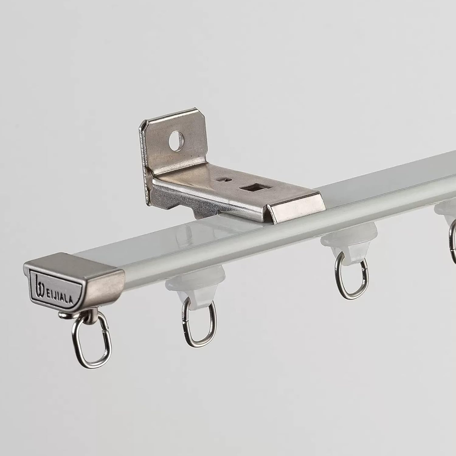 Room Divider Ceiling Track Hospital White Curtain Track 2ft-8ft, Sliding Curtain Rail for Curtains-Ceiling or Wall Mount, Room Divider for Privacy, Living Room, Bedroom, Drop Ceiling, Shower ( Color :