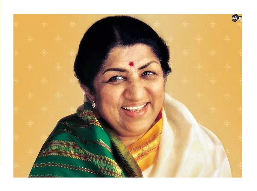 Samriddhi Lata Mangeshkar Vinyl Wall Poster without Frame-12×18 Inch