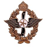 WW2 World War 2 German Black Wing Propeller Luftwaffe Air Oak Leaf Badge Pin