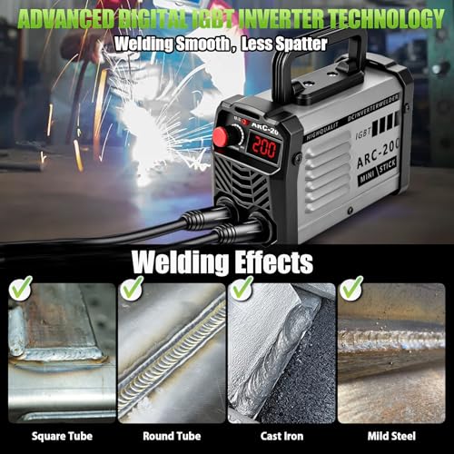 Hpoouo 200Amp Mini Stick Welder