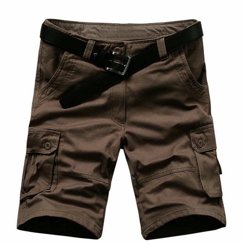 Short d'été pour homme short cargo décontracté multipoches bermuda 5 points - 6