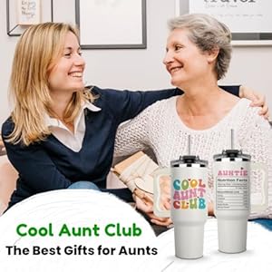   Mothers-Day-Gifts-for-Aunt-Cool-Aunt-Club-Coffee-Tumbler-40Oz-Best-Auntie-Gifts-from-Niece-Nephew-for-Birthday-Presents-for-First-Time-Best-Auntie-Ever-New-Aunty-Cup-with-Handle-Straw